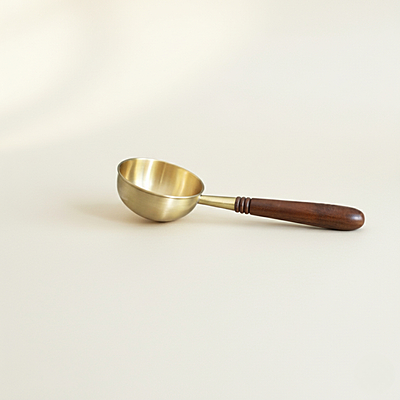 Handcrafted Pital (Brass) Tadka Pan with polished golden finish