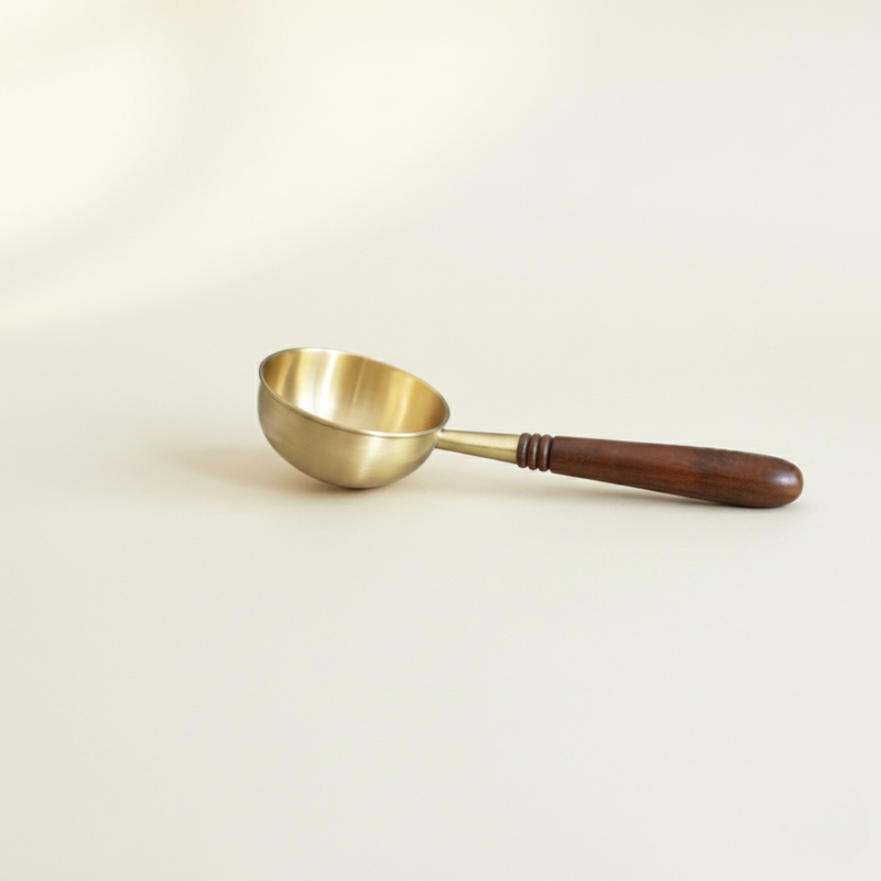 Handcrafted Pital (Brass) Tadka Pan with polished golden finish Handcrafted Pital (Brass) Tadka Pan with polished golden finish