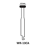 Pivo Wheel Round Contra-Angle Diamond Bur CA-WR-13 Pack of 5