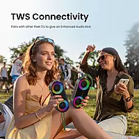Portronics Pixel 3 20W,TWS Connectivity,TF Card & USB Drive, Type C Charging Port(Black)