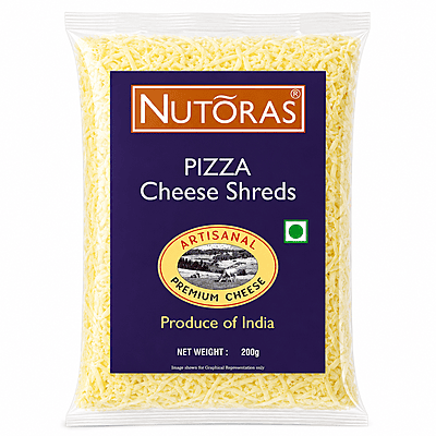 Nutoras Pizza Cheese Shred 200G