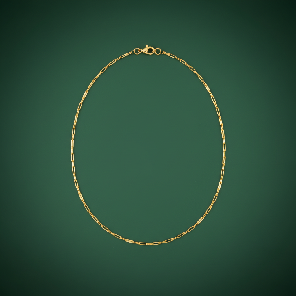 Micro Paperclip Chain (Plain)