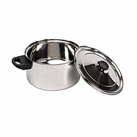 Granny Kitchen Express Stainless Steel Flat Milk Boiler with Whistle,