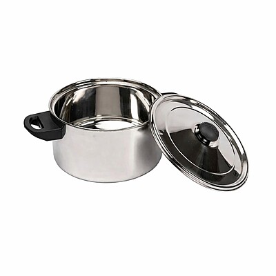 Granny Kitchen Express Stainless Steel Flat Milk Boiler with Whistle,