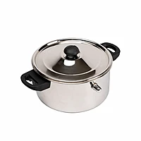 Granny Kitchen Express Stainless Steel Flat Milk Boiler with Whistle,