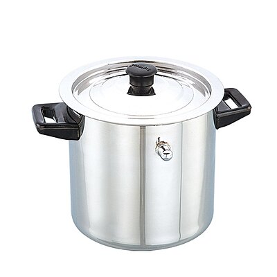 Stainless Steel Milk Boiler with Lid, Heavy Gauge, Gas Stove & InductionCompatible