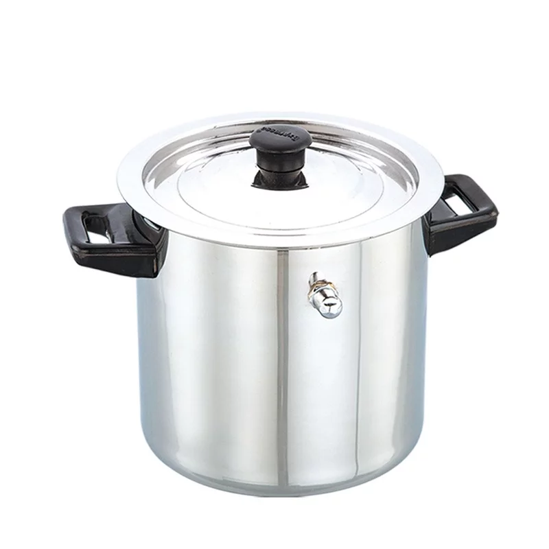 Stainless Steel Milk Boiler with Lid, Heavy Gauge, Gas Stove  & InductionCompatible