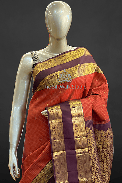 AMOGHAM KANCHIVARAM RETTAPET BORDER 21171