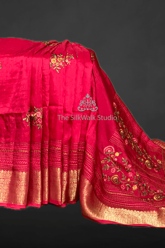 HARINI CHINON SILK SAREE SWS328