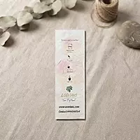 Eco-friendly seed paper bookmark that can be planted after use Eco-friendly seed paper bookmark that can be planted after use