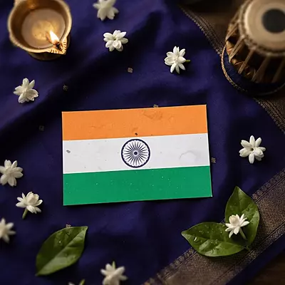 Plantable flag for Independence Day and Republic Day celebrations