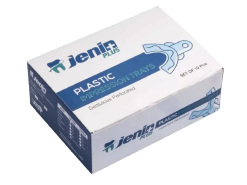 Jenn Plastic Impression Tray - Premium Set - 10 Pcs