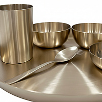 PURE TIN BRONZE PLATE SET 12''