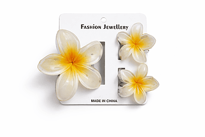 Flower Hair Clips Set | Floral Claw Clips for Women & Girls | Strong Grip & Stylish Look