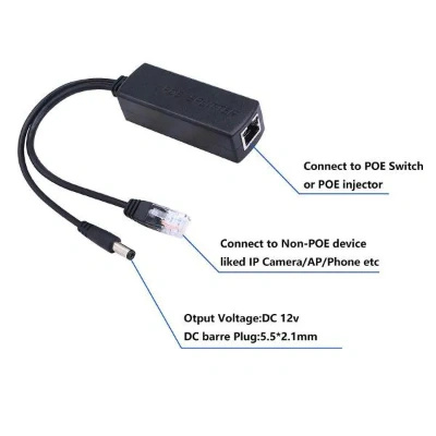 Poe Splitter Adaptor 48V To 2Amp | Power Over Ethernet Adapter Active for IP Camera IP Phone POE Devices PoE Switches Poe Splitter Adaptor 48V To 2Amp | Power Over Ethernet Adapter Active for IP Camera IP Phone POE Devices PoE Switches