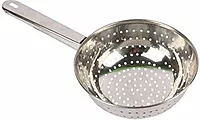 Onions Stainless Steel Poha Strainer Colander with Handle, Kitchen Sieve for Rice and Grains