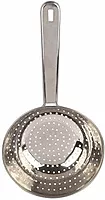 Onions Stainless Steel Poha Strainer Colander with Handle, Kitchen Sieve for Rice and Grains