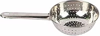 Onions Stainless Steel Poha Strainer Colander with Handle, Kitchen Sieve for Rice and Grains