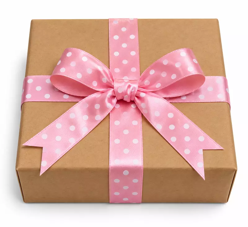 Satin Polka Ribbon -Baby Pink