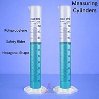 Polypropylene, Safety Rider, Hexagonal Shape for Measuring Cylinders