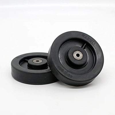 Generic Polypropylene Wheel inculding Hub 4 x 1 in Black (101.6 x 25.4 mm) Generic Polypropylene Wheel inculding Hub 4 x 1 in Black (101.6 x 25.4 mm)