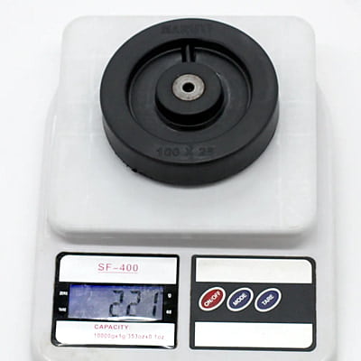 Generic Polypropylene Wheel inculding Hub 4 x 1 in Black (101.6 x 25.4 mm) Generic Polypropylene Wheel inculding Hub 4 x 1 in Black (101.6 x 25.4 mm)