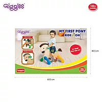 Giggles Funskool My First Pony Ride On Toy - Multicolour