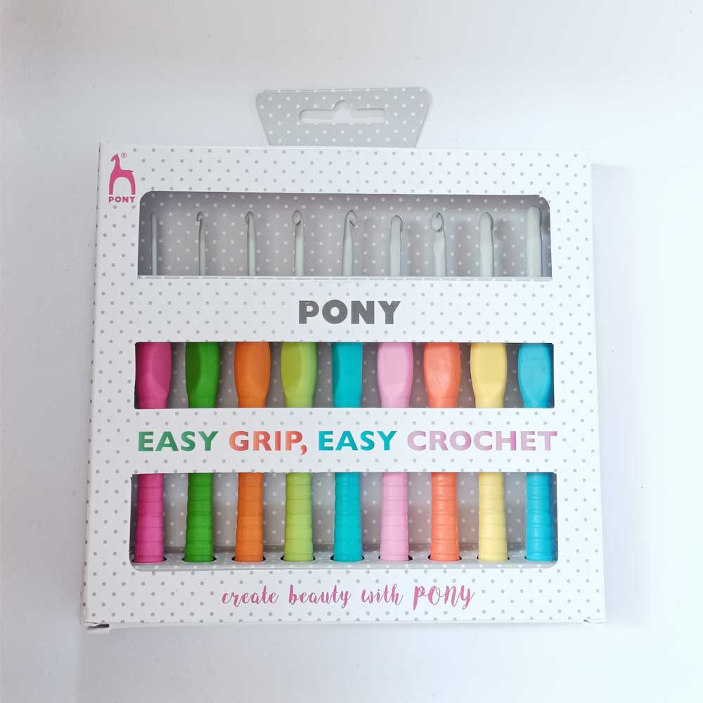 Pony Easy Grip Crochet Hook Set Pony Easy Grip Crochet Hook Set