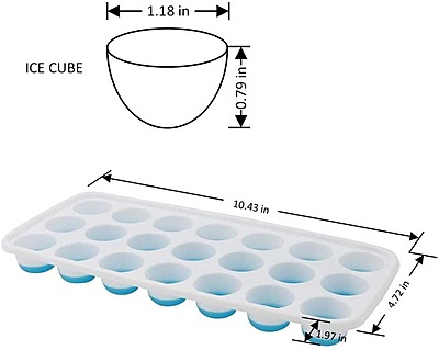 21 Cavity Round Ice Tray Set Pop Up Ice Cube Trays for Freezer with Lid Pack of 2 21 Cavity Round Ice Tray Set Pop Up Ice Cube Trays for Freezer with Lid Pack of 2