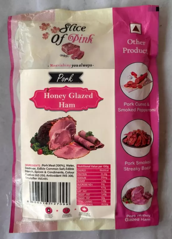 Pork Honey Glazed Ham 250 Gms