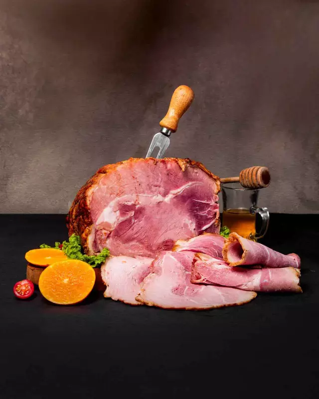 Pork Honey Glazed Ham 250 Gms - Slice Of Pink