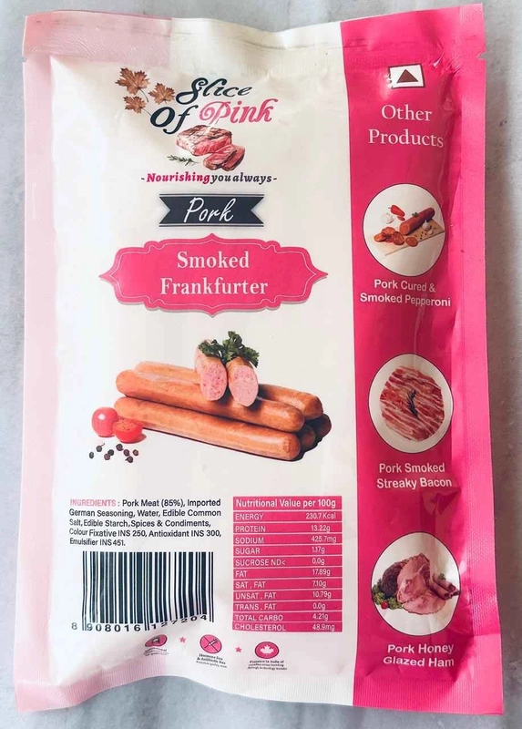 Pork Smoked Frankfurters 1 Kg