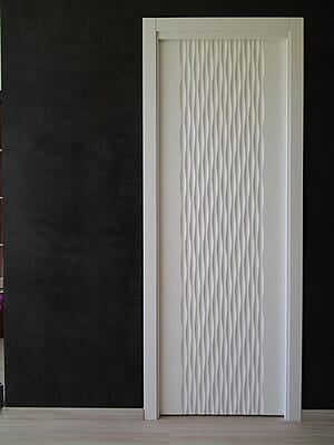 Elegant Wave 3D HDHMR Door with Deco Paint Elegant Wave 3D HDHMR Door with Deco Paint