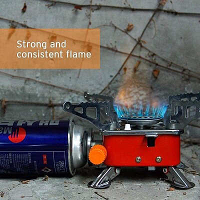 Portable Folding Camping Gas Stove Pack of 1 Portable Folding Camping Gas Stove Pack of 1