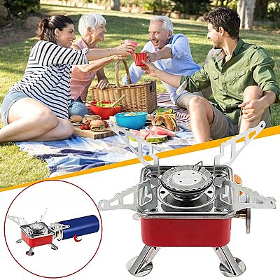 Portable Folding Camping Gas Stove Pack of 1 Portable Folding Camping Gas Stove Pack of 1