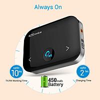 Portronics Auto 14 2-in-1 Bluetooth Transmitter & Receiver Adaptor Portronics Auto 14 2-in-1 Bluetooth Transmitter & Receiver Adaptor