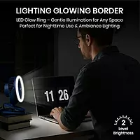 Portronics ClipCool - Portable Rechargeable Fan with Strong & Solid Clip. 3 Speed Modes. Ring LED Lights, 360 degree Rotation & charging through Type-C Port Portronics ClipCool - Portable Rechargeable Fan with Strong & Solid Clip. 3 Speed Modes. Ring LED Lights, 360 degree Rotation & charging through Type-C Port