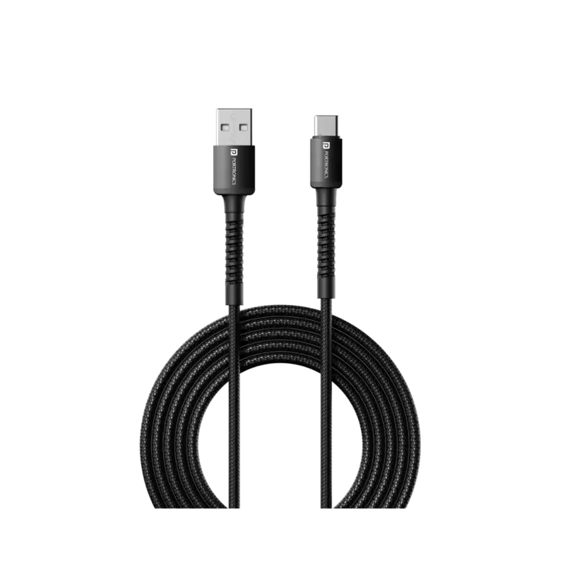 Portronics Konnect X (USB -A to Type C Cable) with (3.0A Max Output)