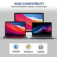 Portronics MPORT EDGE - 5in1 Multiport Hub USB-A + Type-C Dual Input and 100MBPS Ethernet, USB2.0*2, USB3.0*1 & Type-C*1 Output Ports Portronics MPORT EDGE - 5in1 Multiport Hub USB-A + Type-C Dual Input and 100MBPS Ethernet, USB2.0*2, USB3.0*1 & Type-C*1 Output Ports