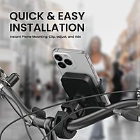 Portronics MOBIKE 4 - Bike Phone Mount (Black)