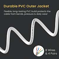 Portronics NetX10 10 Meter CAT-6 LAN Cable | RJ45 Ethernet Cable | 1000 Mbps High-Speed Internet | PVC Jacket | Plug & Play Portronics NetX10 10 Meter CAT-6 LAN Cable | RJ45 Ethernet Cable | 1000 Mbps High-Speed Internet | PVC Jacket | Plug & Play
