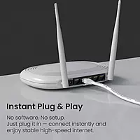 Portronics NetX10 10 Meter CAT-6 LAN Cable | RJ45 Ethernet Cable | 1000 Mbps High-Speed Internet | PVC Jacket | Plug & Play Portronics NetX10 10 Meter CAT-6 LAN Cable | RJ45 Ethernet Cable | 1000 Mbps High-Speed Internet | PVC Jacket | Plug & Play