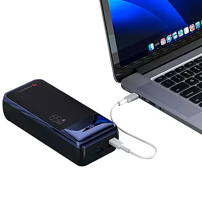 Portronics Ampbox 27K 65W 27000 mAh 4-in-1 Fast Charging Portronics Ampbox 27K 65W 27000 mAh 4-in-1 Fast Charging