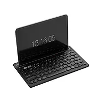 Portronics Bubble Dock Bluetooth + Wireless Keyboard  | Rechargeable | Black | 1 Year Warranty