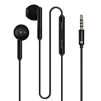 Portronics Conch Theta A In-Ear Earbuds – 3.5mm | On/Off/Volume Switch | Black | 6 Months Warranty