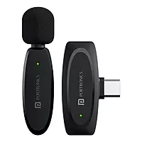 Portronics Dash 7 Type-C Wireless Microphone (POR-2290) – Plug & Play  | Black | 1 Year Warranty