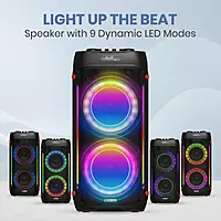 Iron Beats IV Party Speaker | RGB LED Lights | 1 Year Warranty