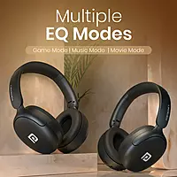 POR 3149 Muffs M5 Wireless Headphones – Bluetooth 5.3 Hybrid ANC Quad Mic 50H Playtime