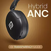 POR 3149 Muffs M5 Wireless Headphones – Bluetooth 5.3  Hybrid ANC  Quad Mic  50H Playtime