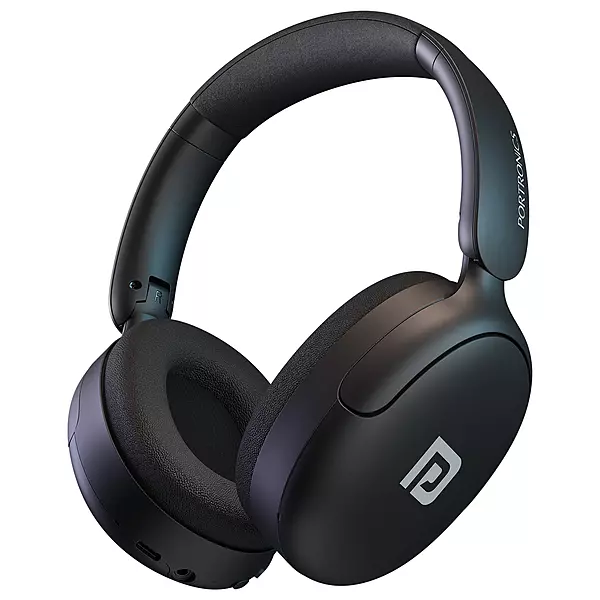 POR 3149 Muffs M5 Wireless Headphones – Bluetooth 5.3  Hybrid ANC  Quad Mic  50H Playtime